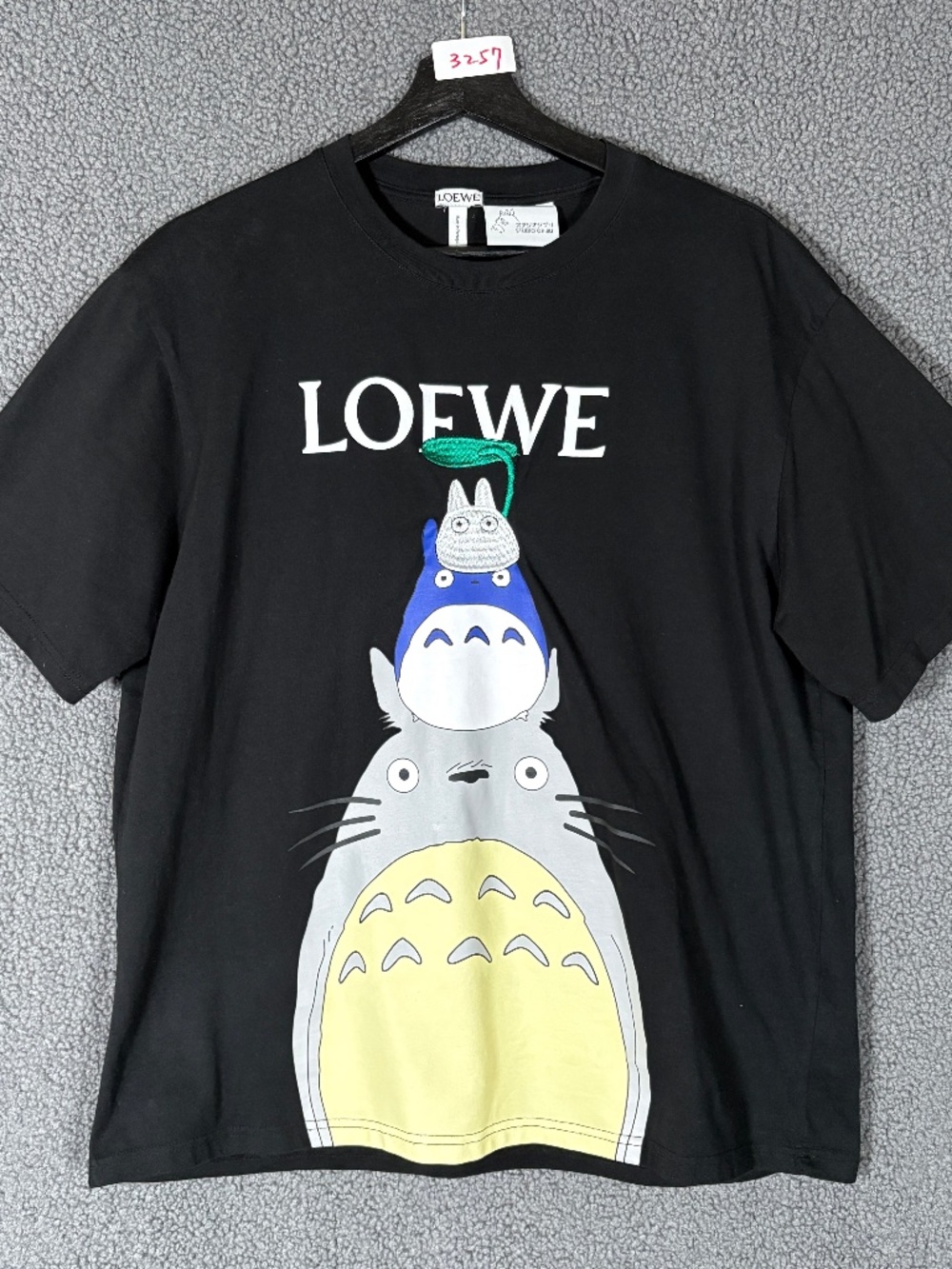 Loewe My Neighbor Totoro T Shirt - Men's Size M - Black
